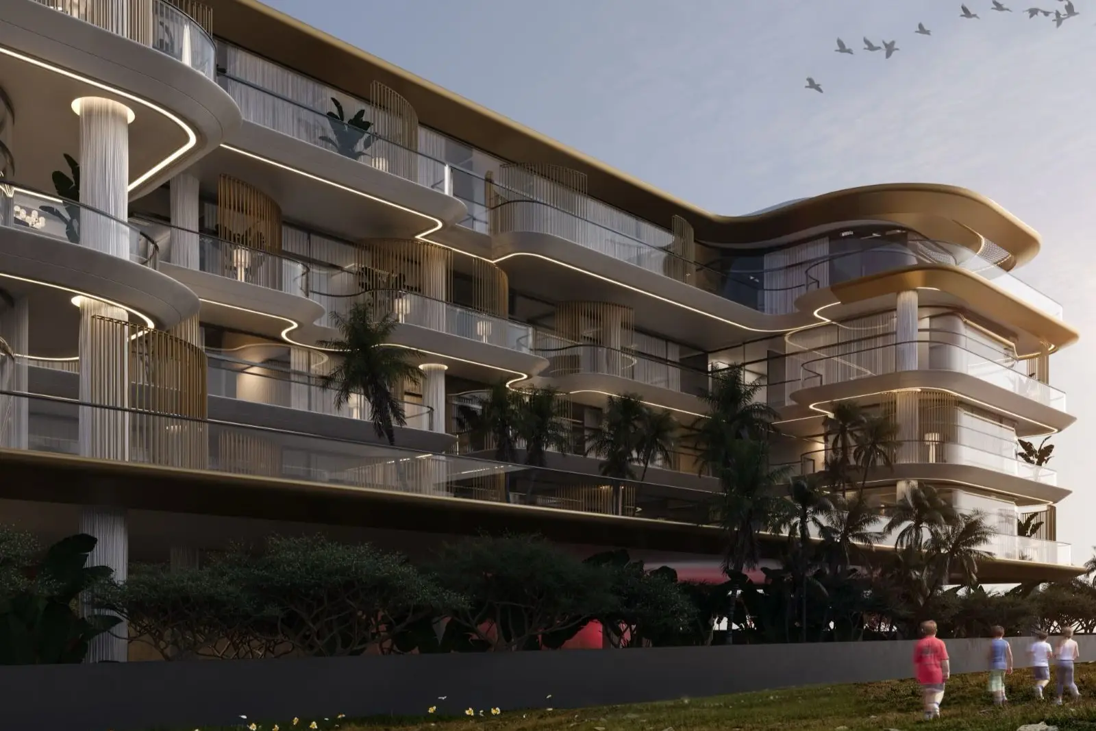 Residential exterior shown in the MAK DEVELOPERS "Saddlewood Park" project catalogue, Meydan (Nad Al Sheba 1), Dubai