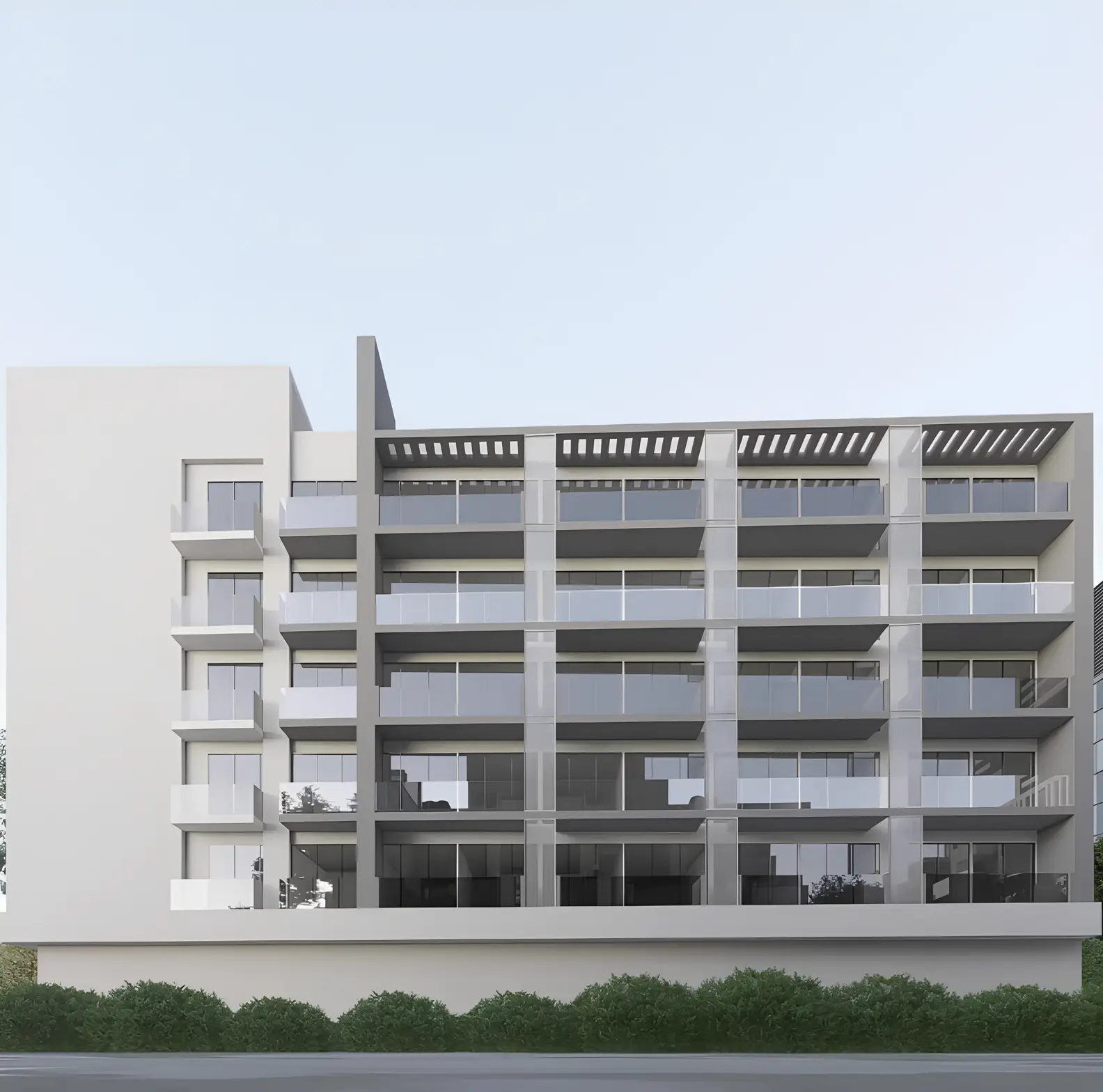 Residential Exterior shown in the GOLDEN WOODS "Casa Vista Residence" project catalogue, Jumeirah Village Circle (JVC), Dubai Residential Exterior shown in the GOLDEN WOODS "Casa Vista Residence" project catalogue, Jumeirah Village Circle (JVC), Dubai