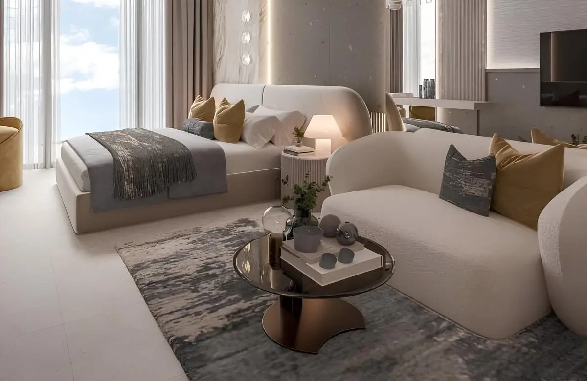 Residential Interior shown in the TASMEER INDIGO PROPERTIES "SquareX Residence" project catalogue, Jumeirah Village Circle (JVC), Dubai Residential Interior shown in the TASMEER INDIGO PROPERTIES "SquareX Residence" project catalogue, Jumeirah Village Circle (JVC), Dubai