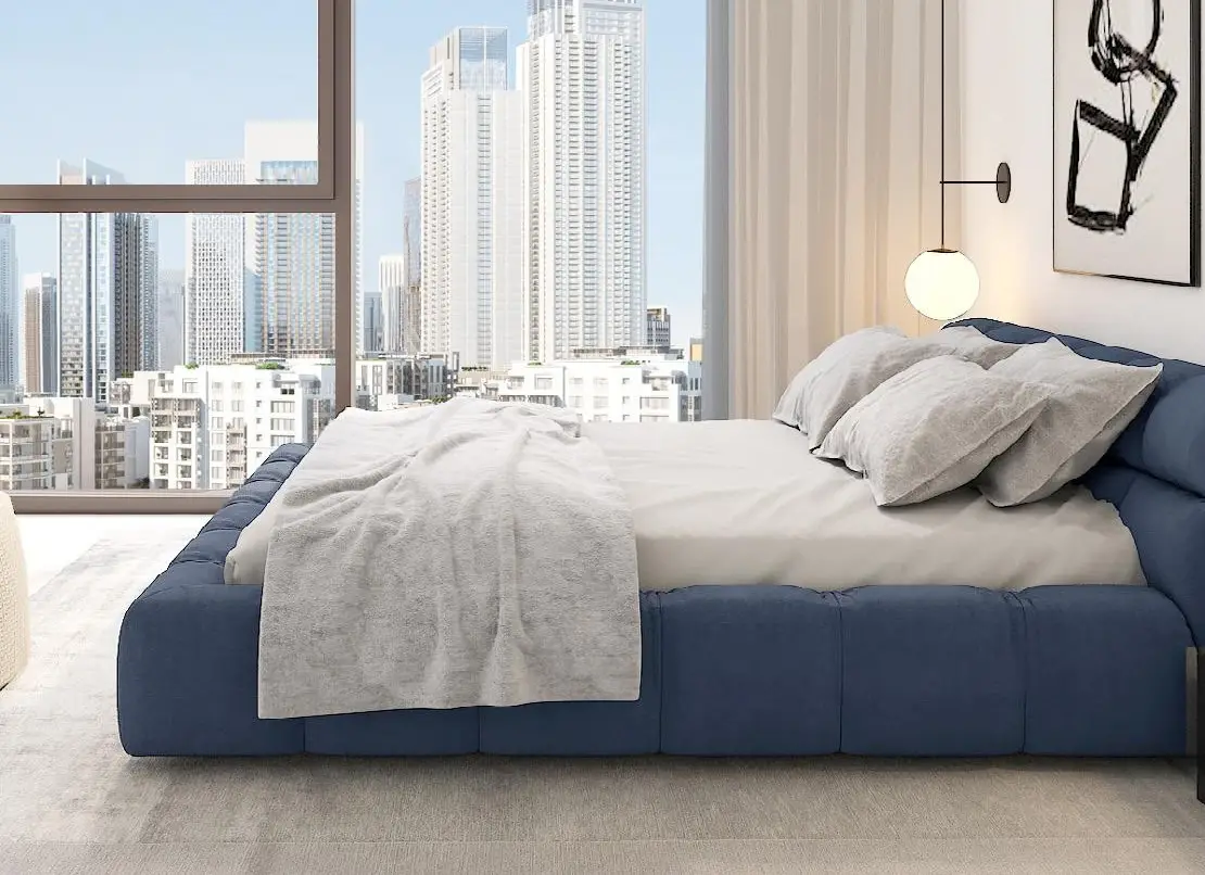 Bedroom interior shown in the EMAAR "Creek Palace Residences" catalogue, Dubai Creek Harbour, Dubai