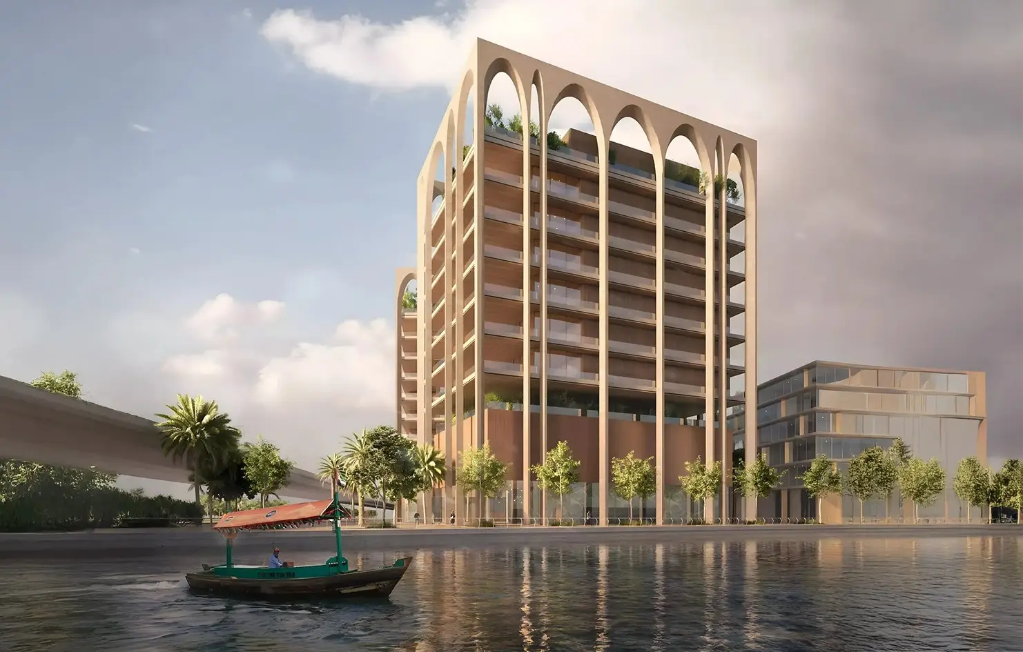 Residential exterior shown in the REFINE "Sea Mirror Residences" NEW LAUNCH project catalogue, Jumeirah Second, Dubai Residential exterior shown in the REFINE "Sea Mirror Residences" NEW LAUNCH project catalogue, Jumeirah Second, Dubai