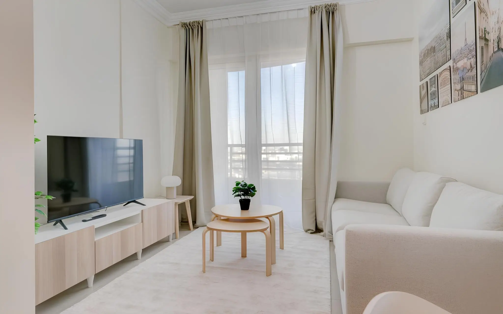 Living room interior shown in the MANCHESTER PROPERTIES "Manchester Tower" catalogue, Dubai Marina, Dubai