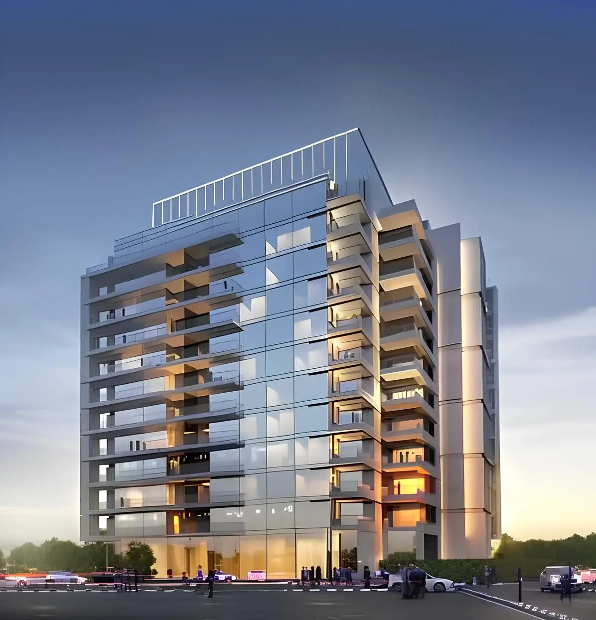 Residential Exterior shown in the MERATH MANAGEMENT "Cresswell Views" project catalogue, Dubai South, Dubai