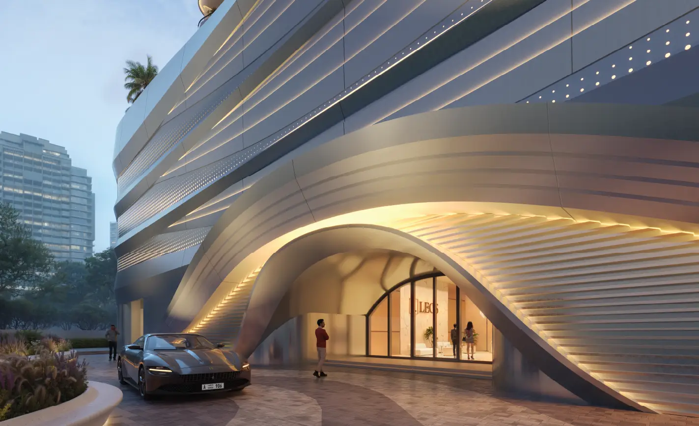 Residential Exterior shown in the LEOS "Hadley Heights 2" project catalogue, Dubai Sports City, Dubai Residential Exterior shown in the LEOS "Hadley Heights 2" project catalogue, Dubai Sports City, Dubai