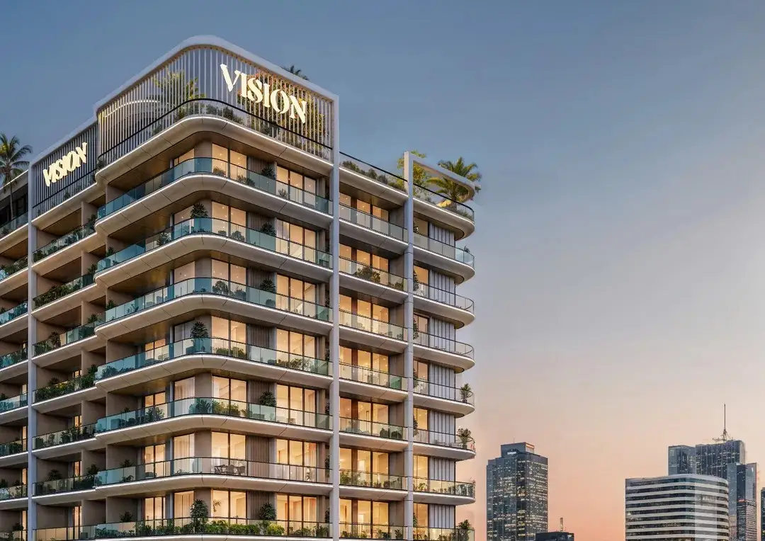 Residential Exterior shown in the VISION DEVELOPMENTS "VISTA by Vision" project catalogue, Dubai Production City, Dubai