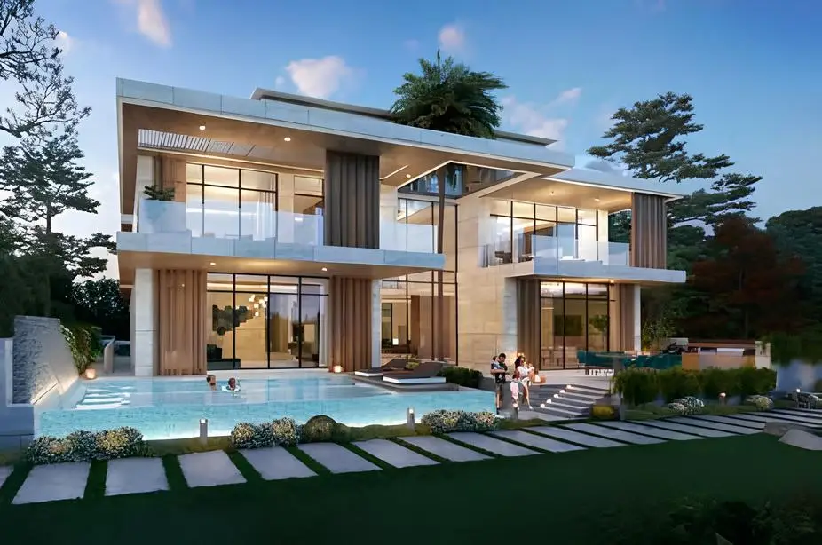 Residential Exterior shown in the DAMAC "Autograph Collection" project catalogue, Damac Hills, Dubai