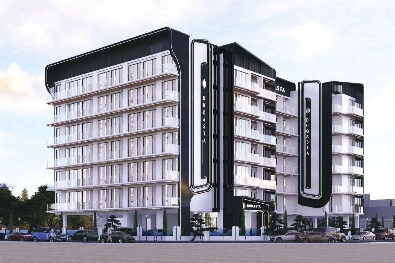 Residential Exterior shown in the DUGASTA "Al Haseen Residences 3" project catalogue, Dubai Industrial City, Dubai