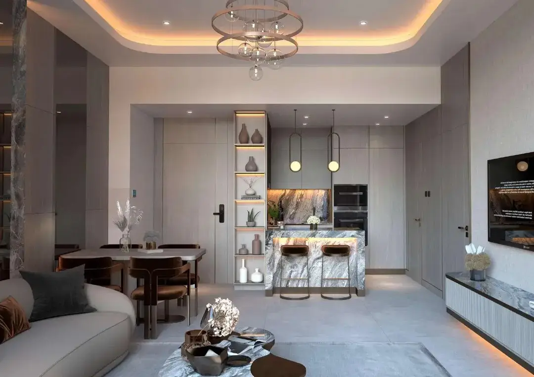 Residential Interior shown in the VISION DEVELOPMENTS "Coral by Vision" project catalogue, Jumeirah Garden City, Dubai
