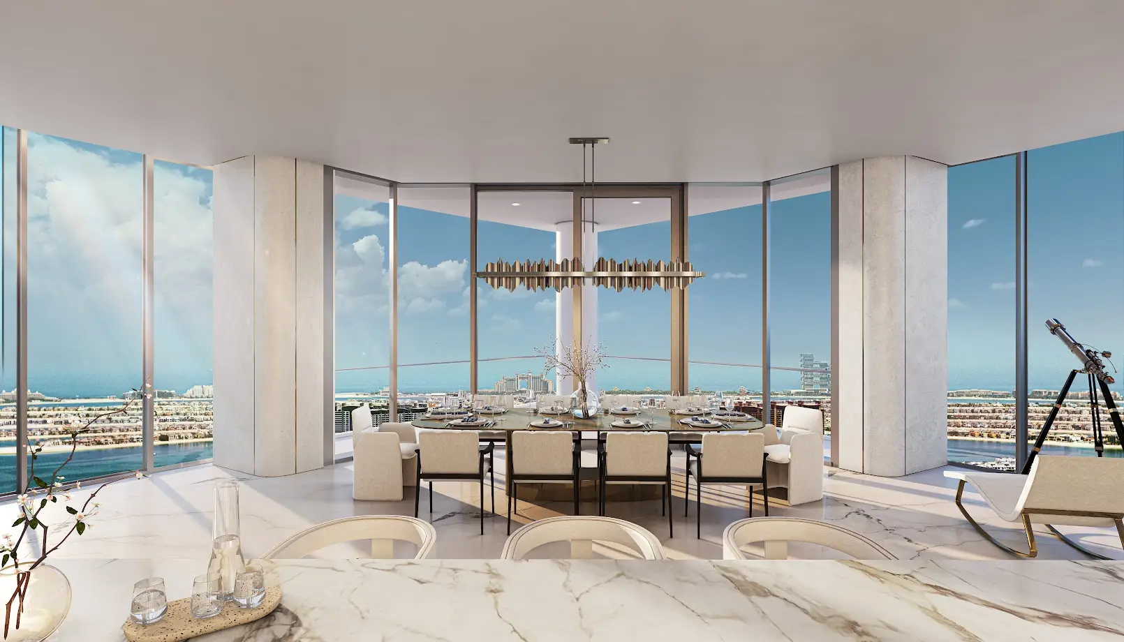 Kitchen shown in the NAKHEEL PROPERTIES "Palm Beach Tower 1" project catalogue, Al Sufouh 2, Dubai