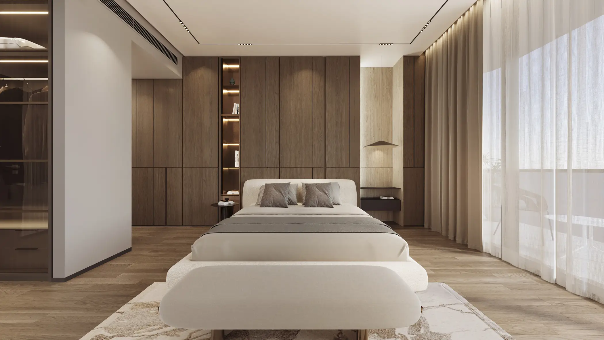 Bedroom shown in the AYS DEVELOPERS "TIVANNO" NEW LAUNCH project catalogue, Dubai Islands, Dubai