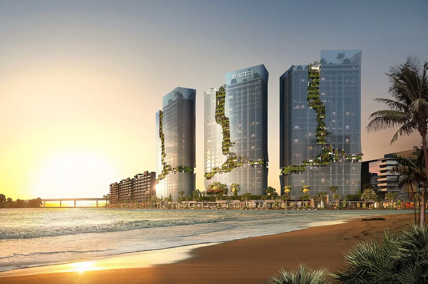 Waterfront shown in the AZIZI "Riviera Rêve" project catalogue, Azizi Riviera at Meydan One, Dubai