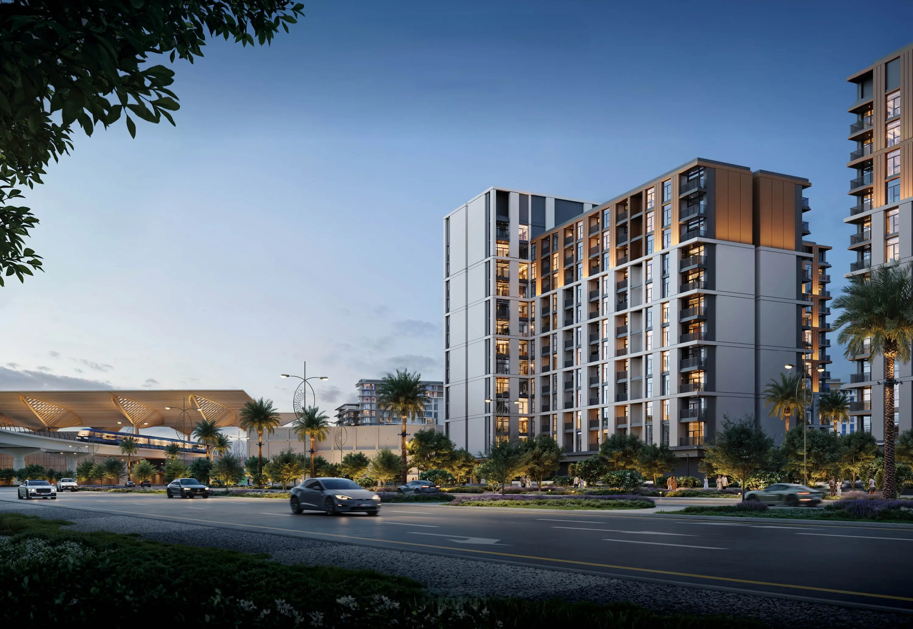 Residential building exterior shown in the EMAAR "Terra Woods" catalogue, Dubai