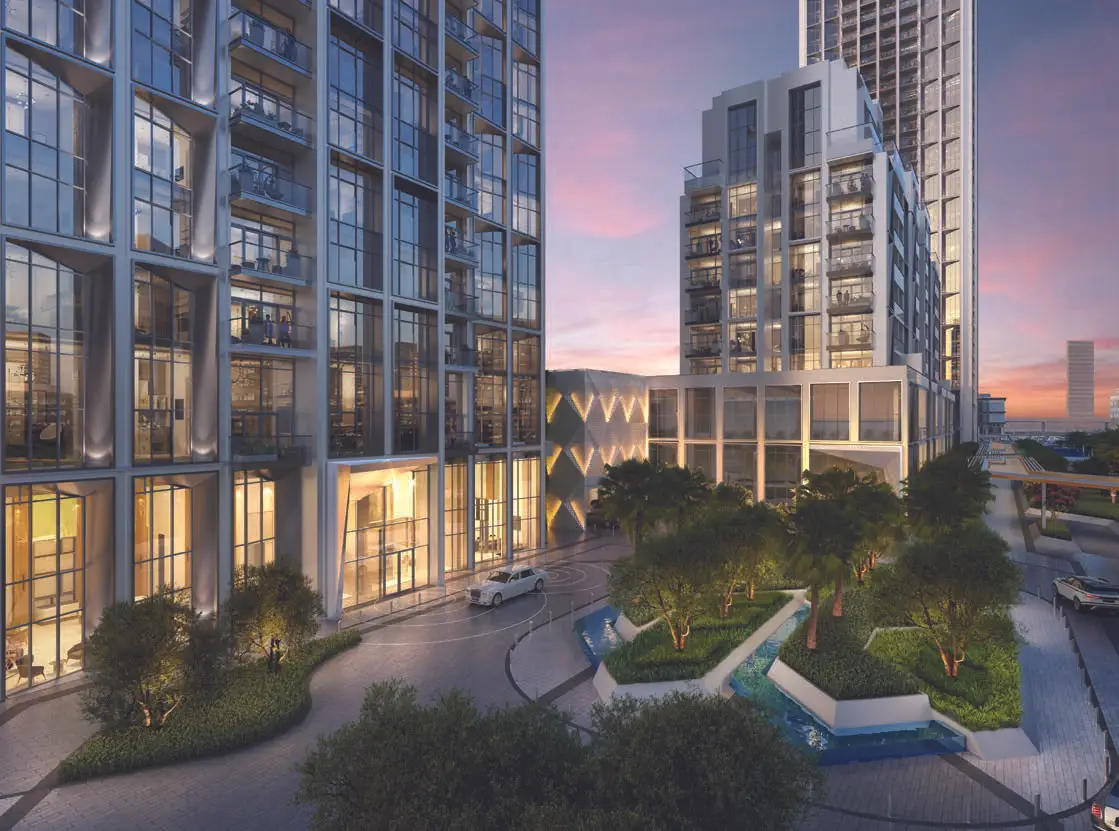 Residential Exterior shown in the MERAAS "Design Quarter at d3" project catalogue, Dubai Design District, Dubai Residential Exterior shown in the MERAAS "Design Quarter at d3" project catalogue, Dubai Design District, Dubai